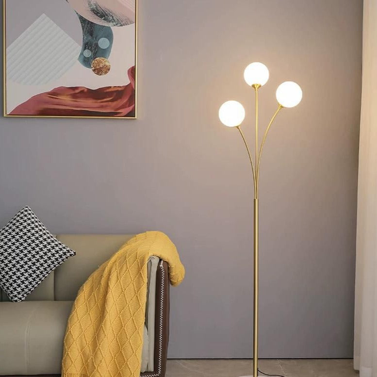 Lampadar MERVA Gold 3xG9 158CM