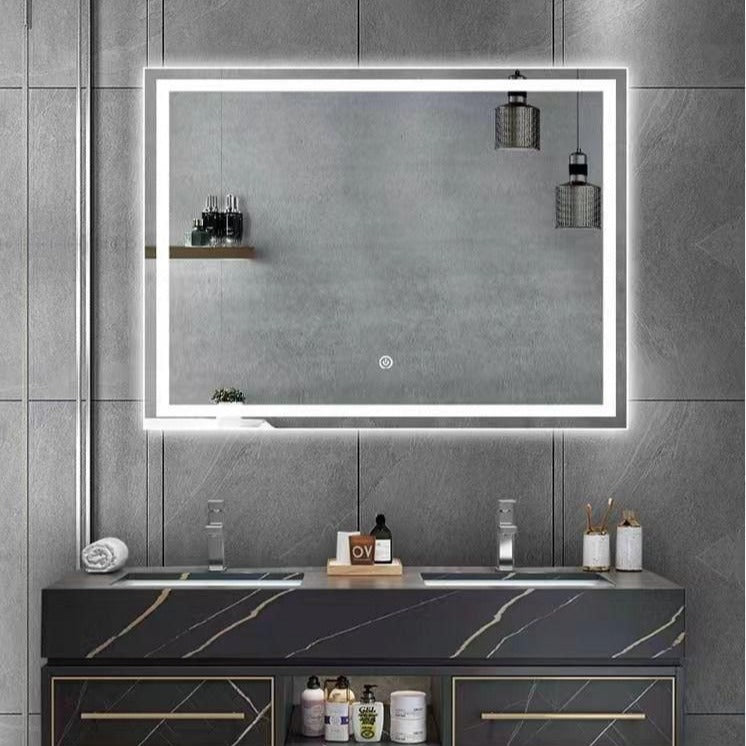 Oglinda LED Dreptunghiulara 80x60cm Touch 3 Functii LED MIRROR