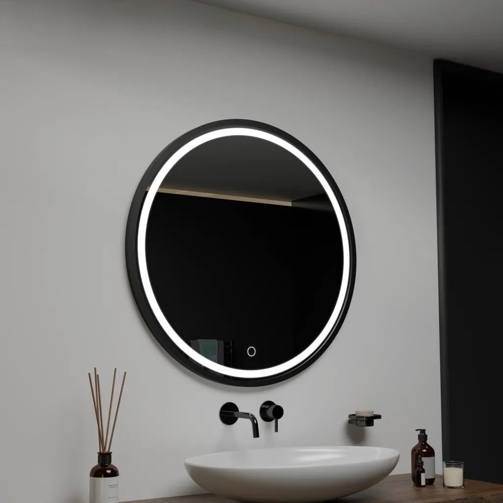 Oglinda LED Rotunda 80cm Touch LED MIRROR