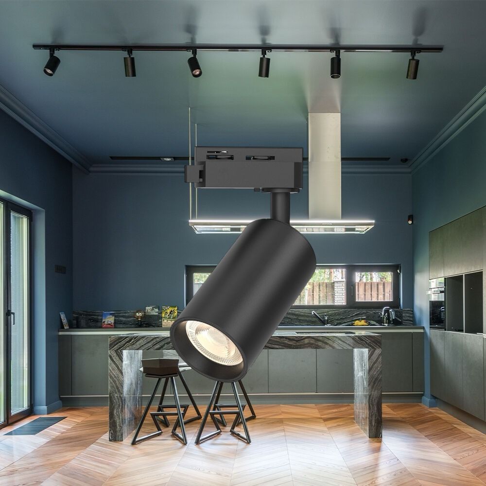 Spot Sina Orientabil Black Fasung GU10 Ø5.7CM TRACK LIGHT
