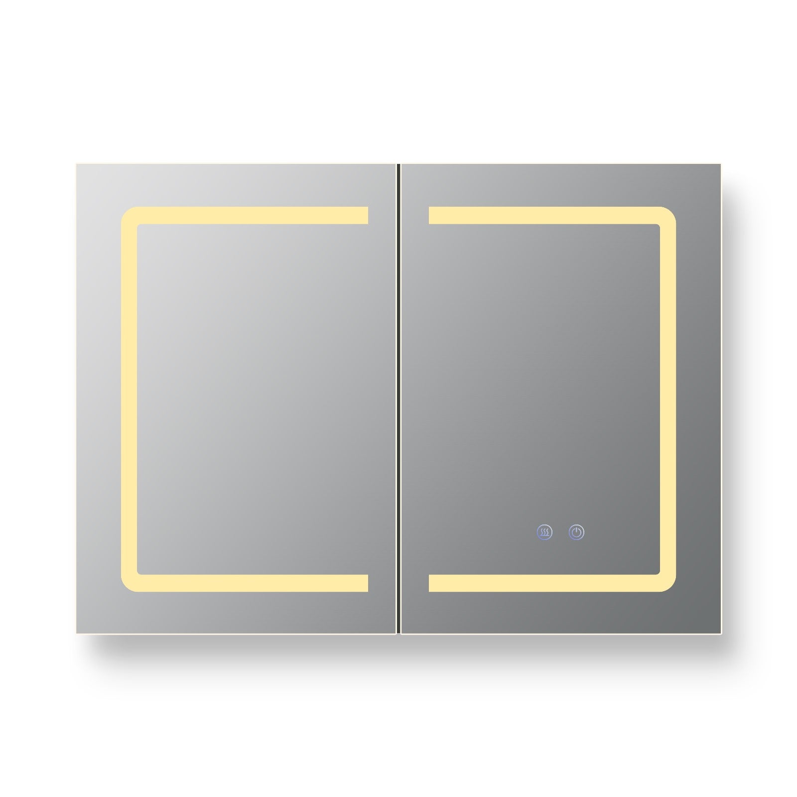 Dulap Baie Maxi Cu Oglinda LED Touch si Dezaburire 80x60cm LED MIRROR