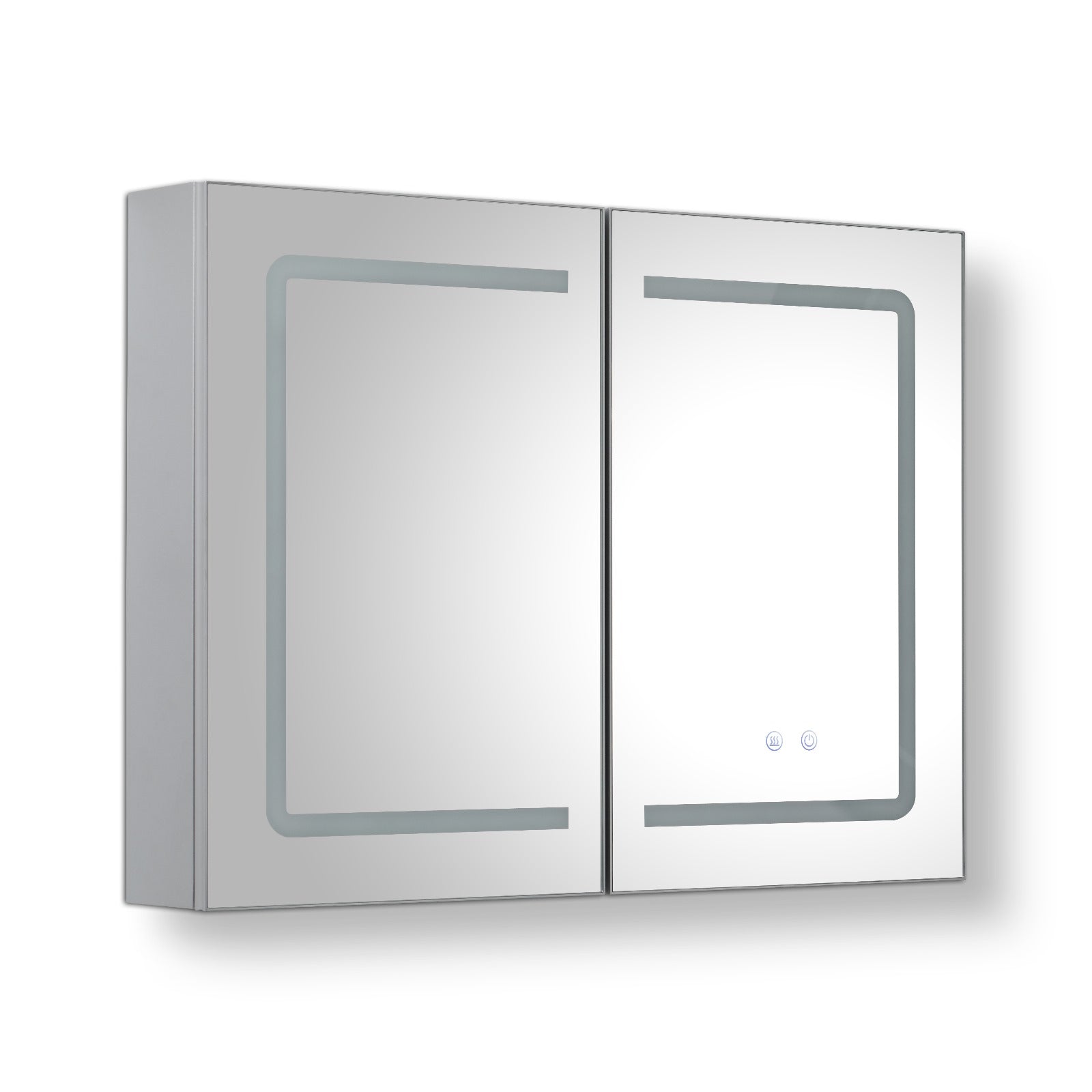 Dulap Baie Maxi Cu Oglinda LED Touch si Dezaburire 80x60cm LED MIRROR