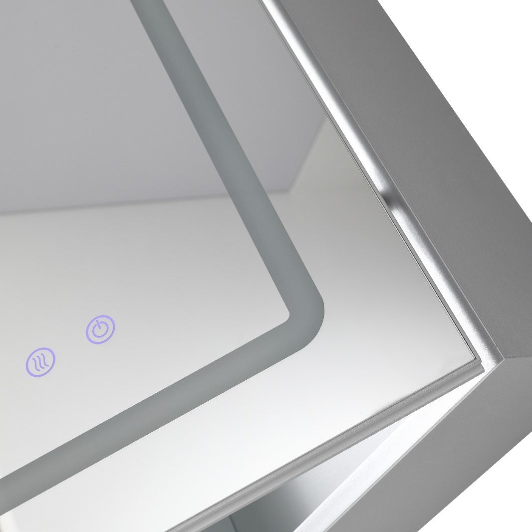 Dulap Baie Maxi Cu Oglinda LED Touch si Dezaburire 80x60cm LED MIRROR