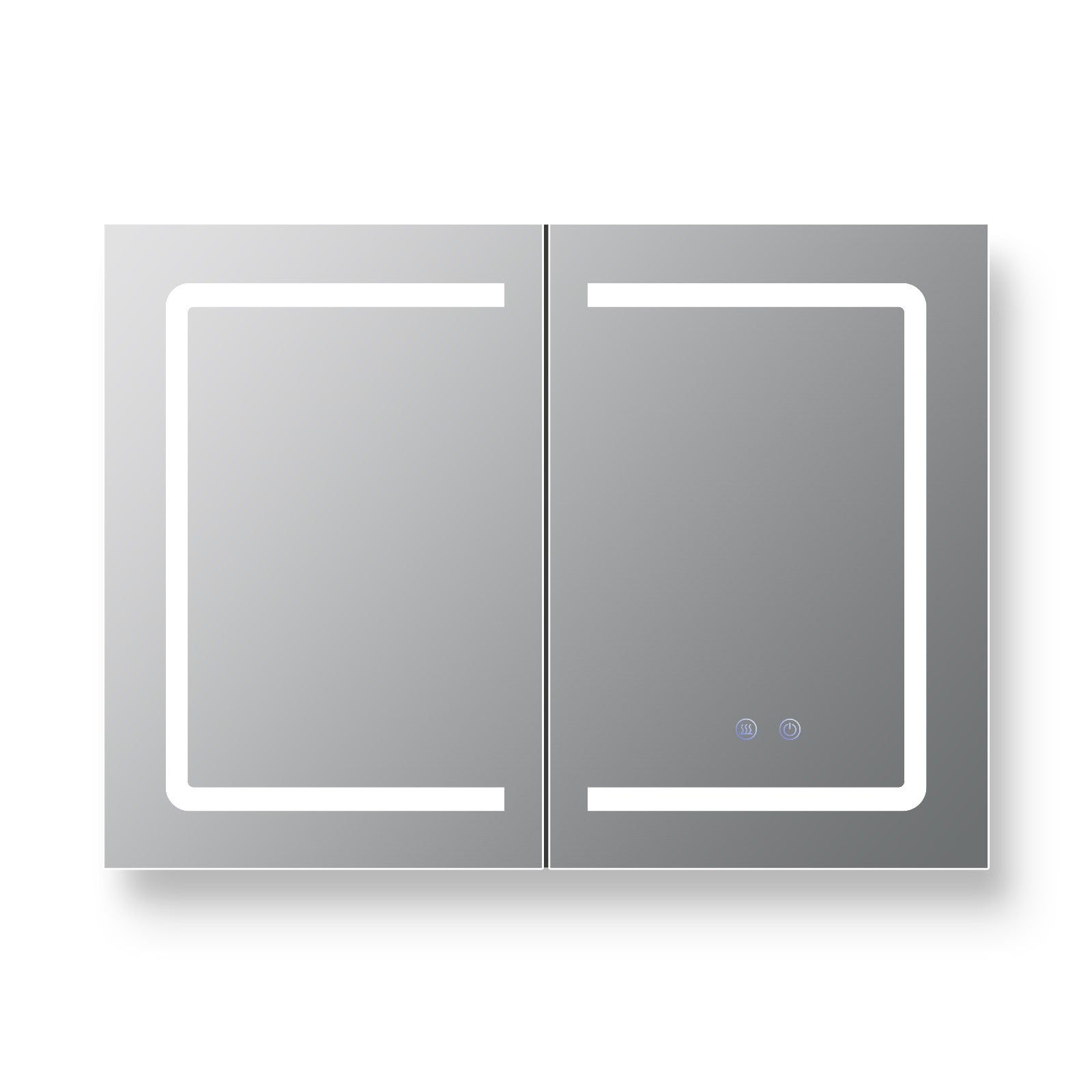 Dulap Baie Maxi Cu Oglinda LED Touch si Dezaburire 80x60cm LED MIRROR