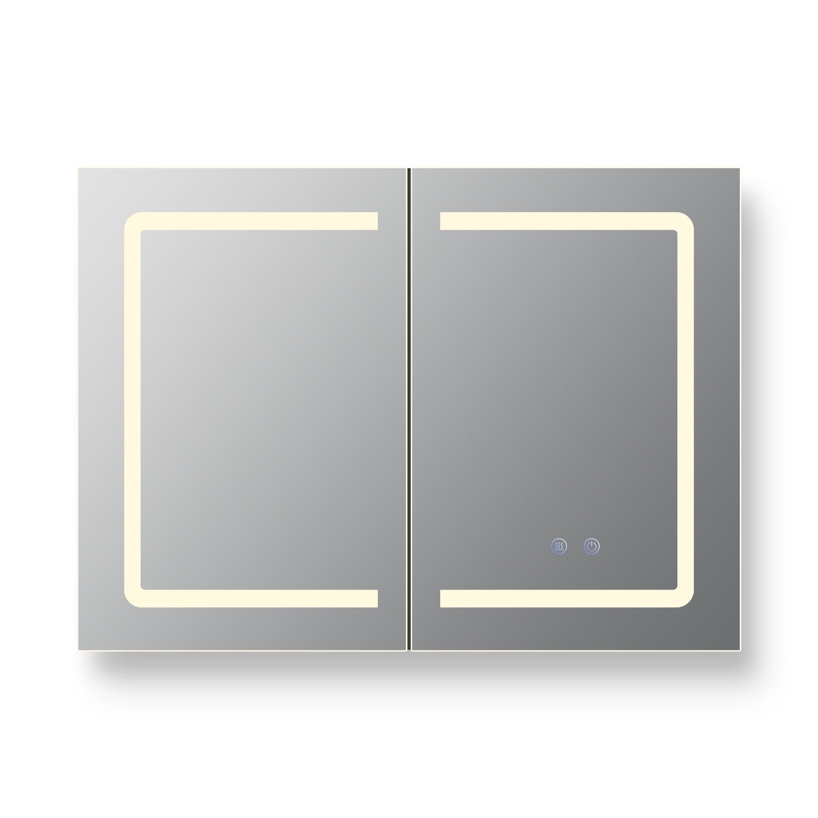 Dulap Baie Maxi Cu Oglinda LED Touch si Dezaburire 80x60cm LED MIRROR