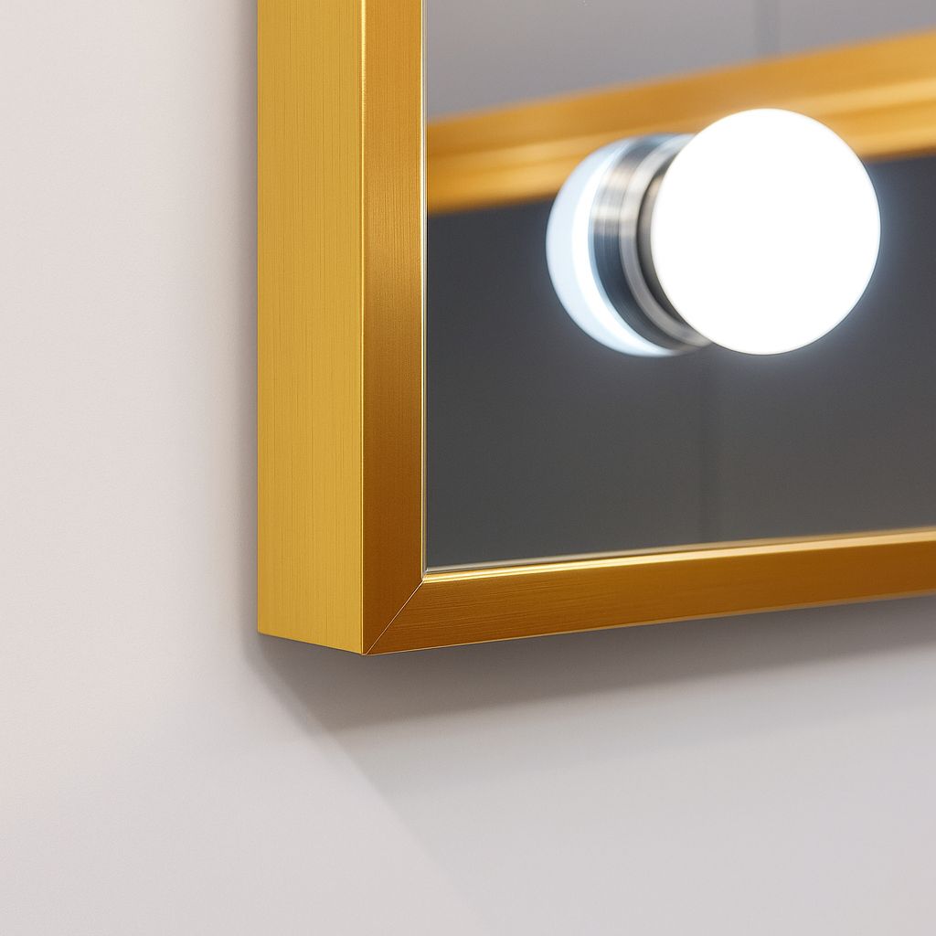 Oglinda LED Decorativa GORA Gold 170x70CM