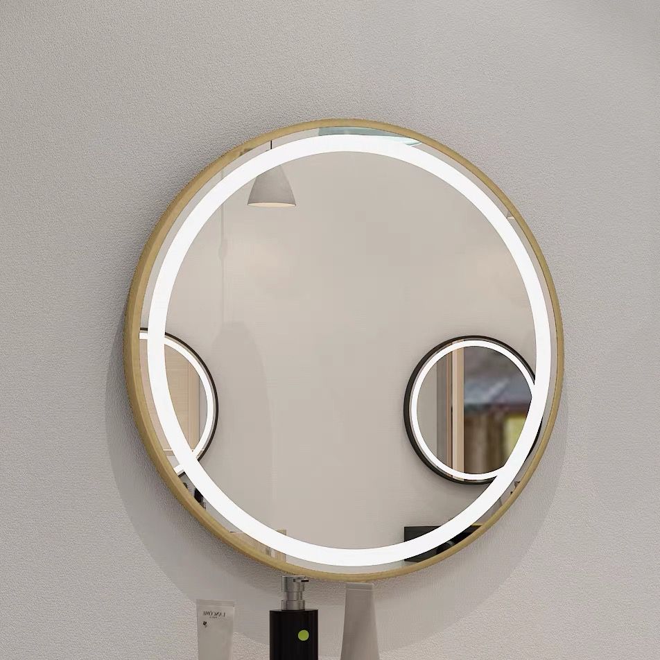 Oglinda LED Rotunda ⌀80cm Touch si 3 Lumini