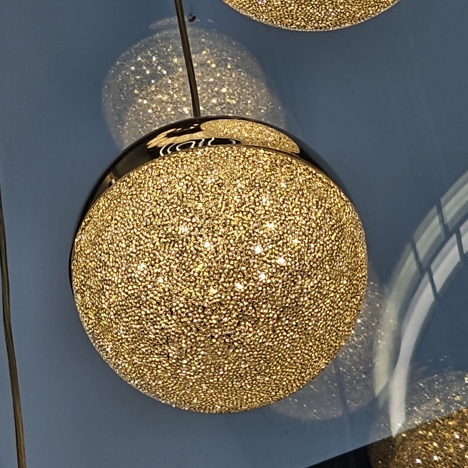 Lustra LED Grapes Silver Multi-Level Echivalent 600W Telecomanda