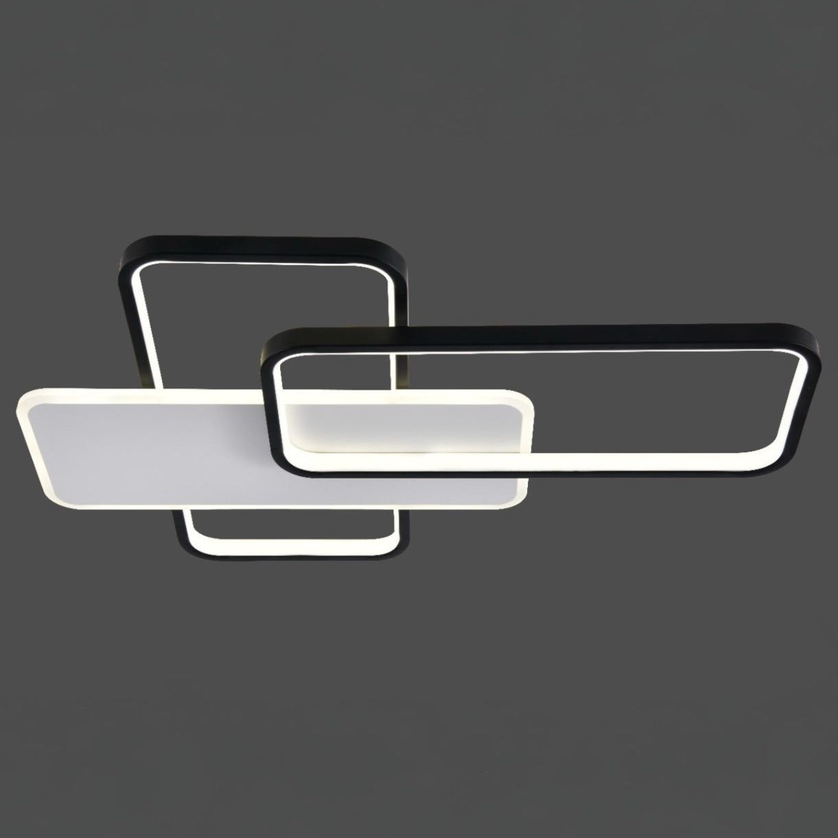 Lustra LED Black & White CLAGO Echivalent 600W Telecomanda