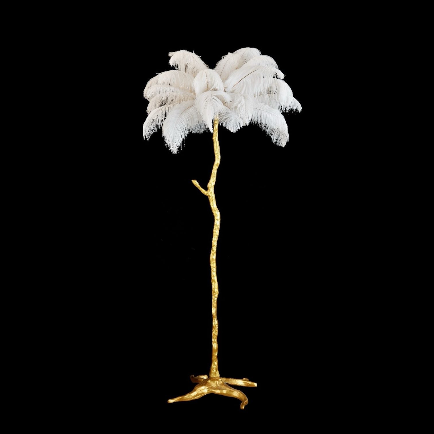 Lampadar Luxury Peacock Gold 165CM