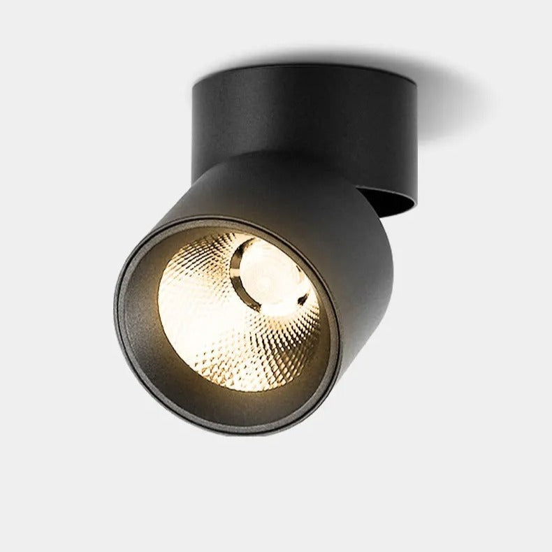 Spot LED Cilindric Aplicat Orientabil Negru 10W Lumina Neutra SPOT LED APLICAT / 10W / NEAGRA led ceiling light