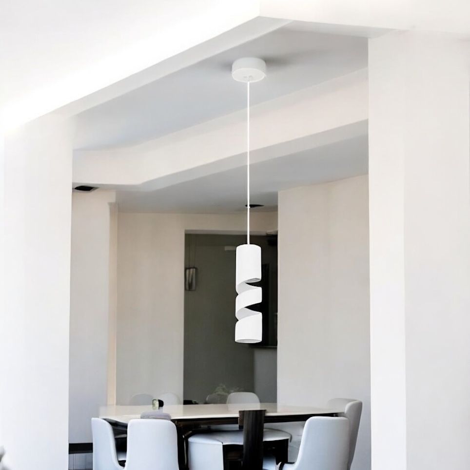 Pendul LED STREAM White 1xGU10 ALBA / LUXURY Lighting Fixtures