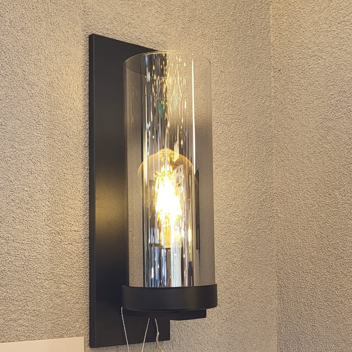 Aplica De Interior Cu Sticla Vaporizata Transparenta