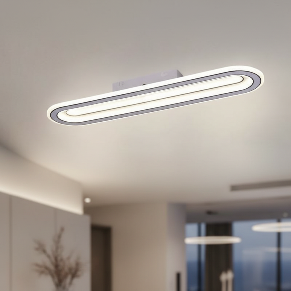 Lustra LED 128W LUMIXA ALB Echivalent 500W