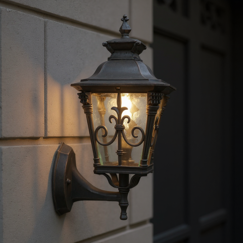 Aplica Exterior Tip Felinar DALX Black 40CM