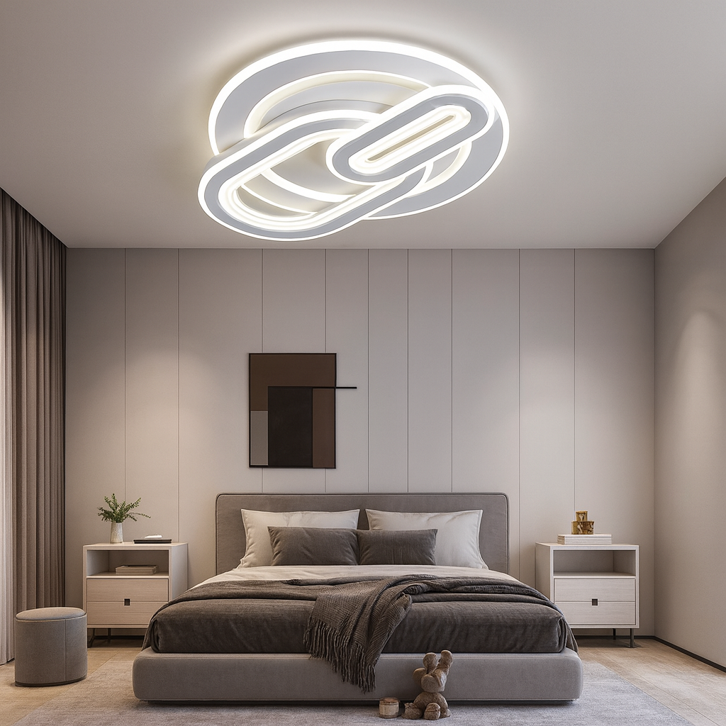 Lustra LED TORKA Circle 3 Functii Echivalent 670W Telecomanda ALBA / CIRCLE DESIGN / 53CM Lighting Fixtures