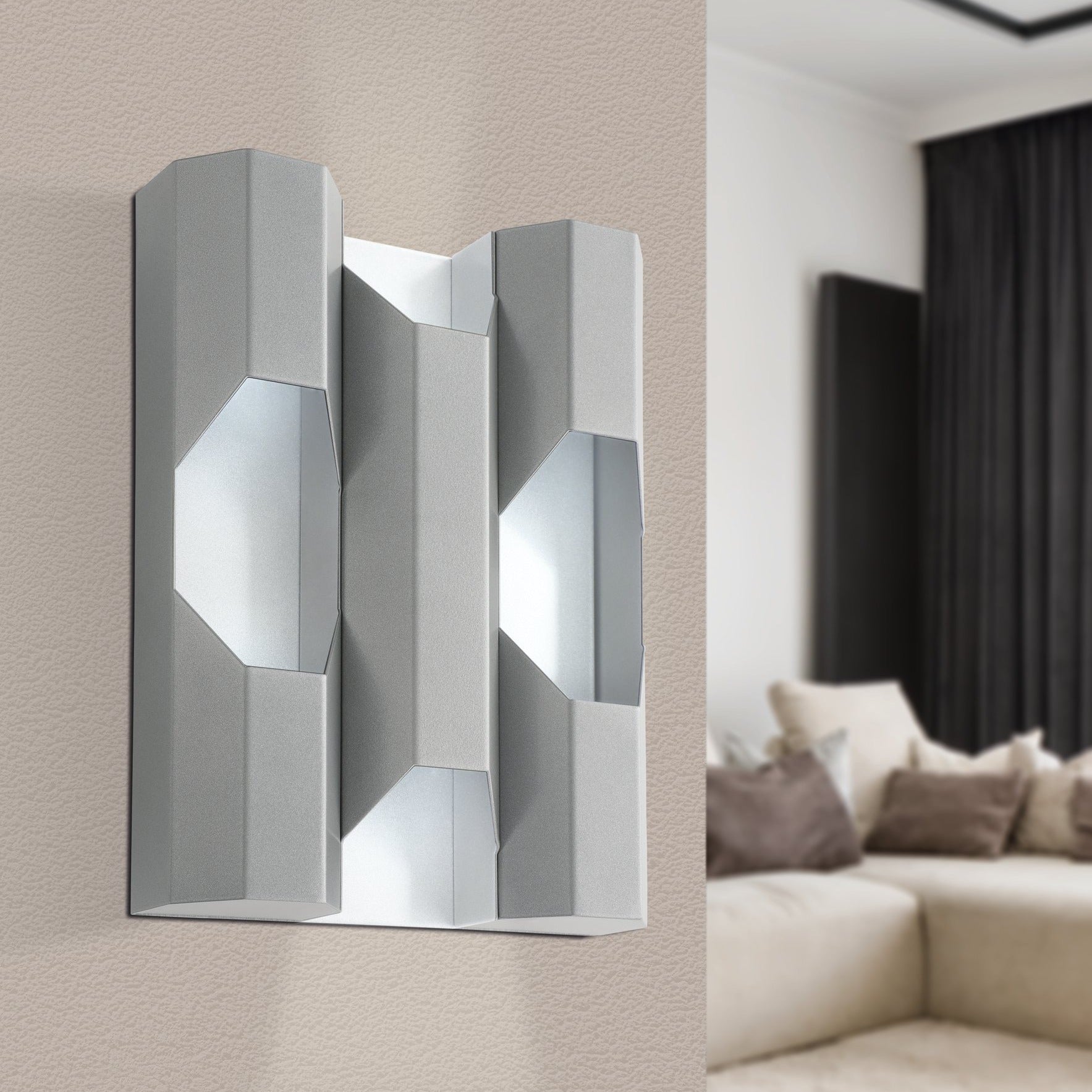 Aplica 4X4,5W ZINACUA EGLO 98841 APLICA / ARGINTIE led ceiling light