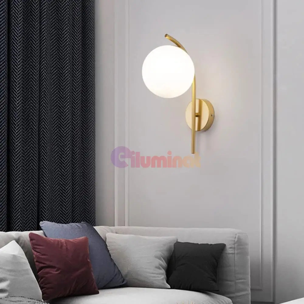 Aplica Abajur Mat Gold Bd613-1 Wall Light Fixtures