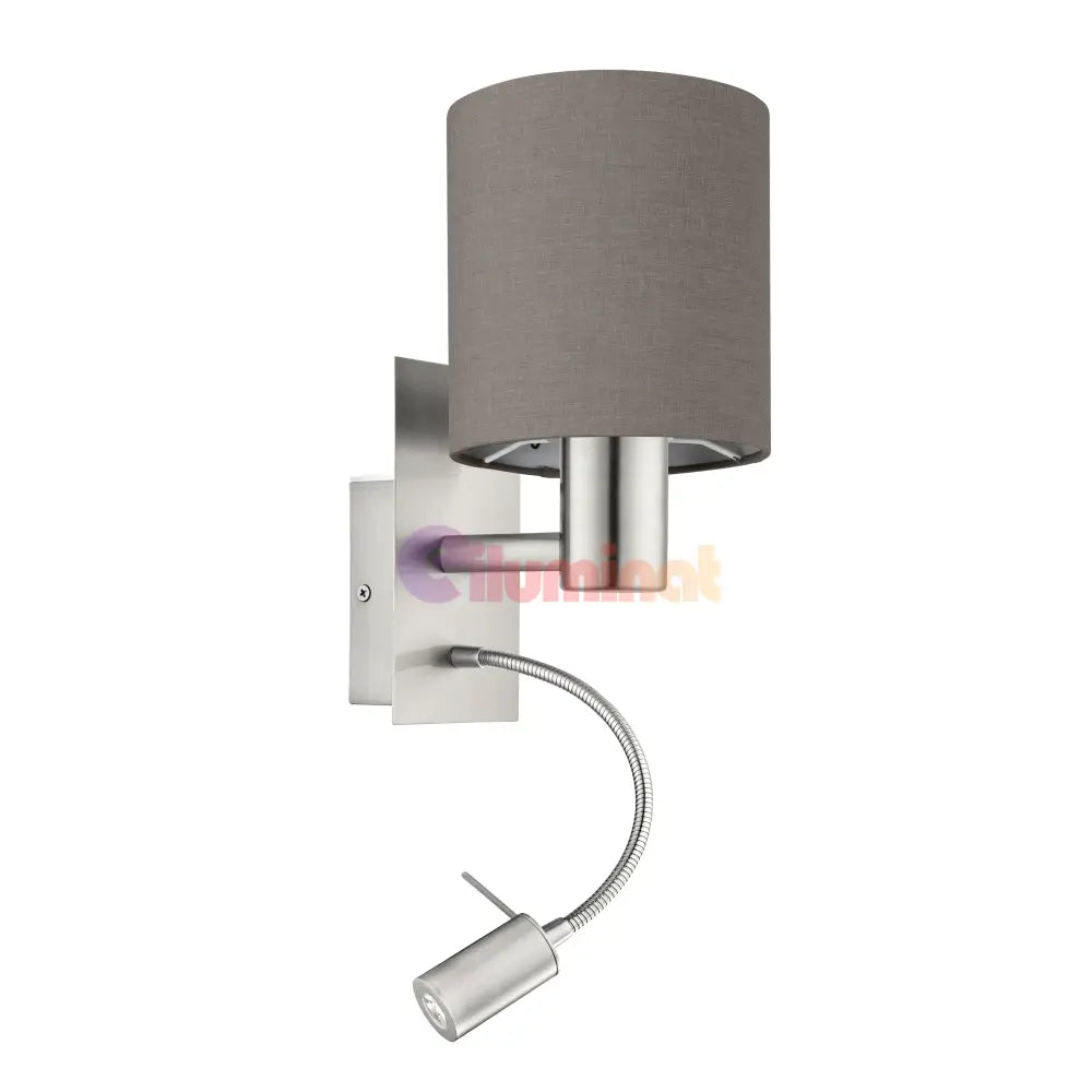 Aplica 1x40W + 1x3,8W PASTERI EGLO 96481 APLICA / ARGINTIE led ceiling light