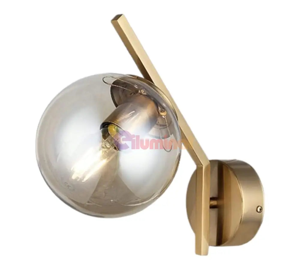 Aplica Abajur Transparent 1Xe27 Mx412-1B Wall Light Fixtures