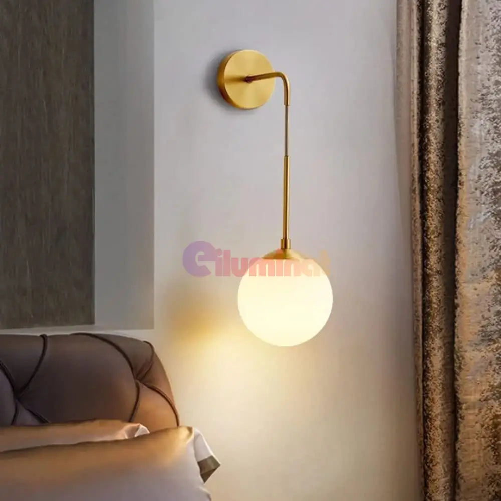 Aplica Ajustabila Slim Nordic Style Gold Abajur Mat AURIE / ABAJUR / APLICA PERETE Wall Light Fixtures