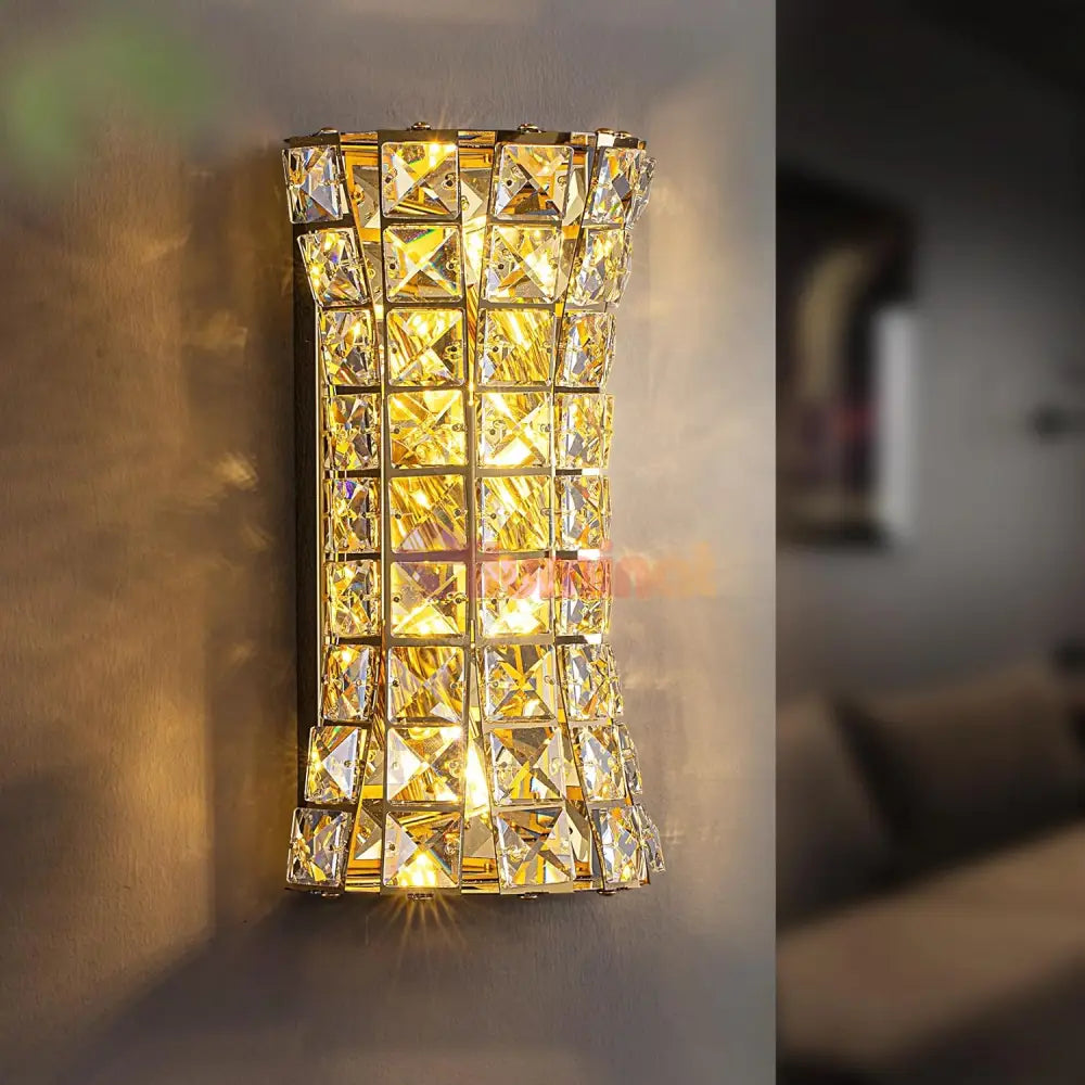 Aplica Cristal Golden Corset Deluxe 35cm AURIE / CRISTAL / APLICA PERETE Wall Light Fixtures