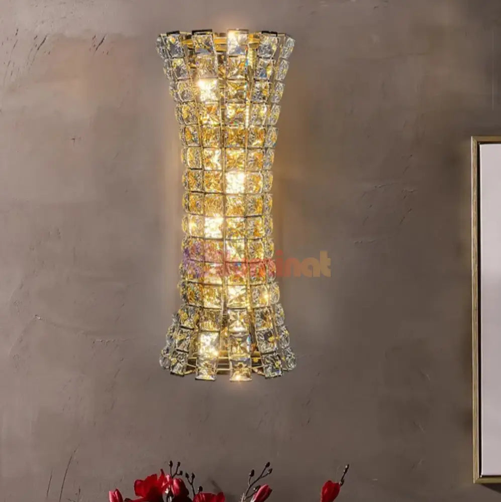 Aplica Perete Cristal Golden Corset Deluxe AURIE / CRISTAL / APLICA PERETE Wall Light Fixtures