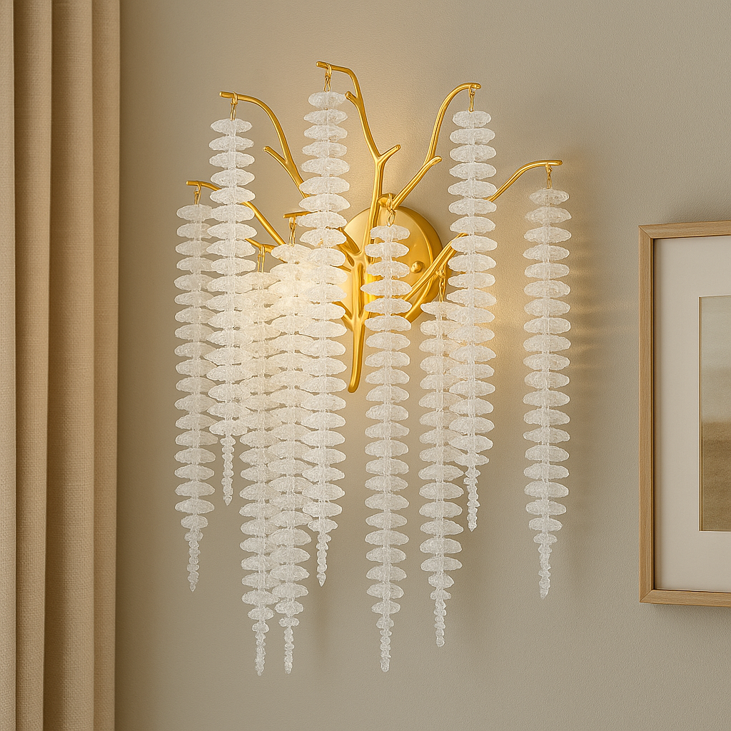Aplica Cristal Luxury Willow Wall Light Fixtures