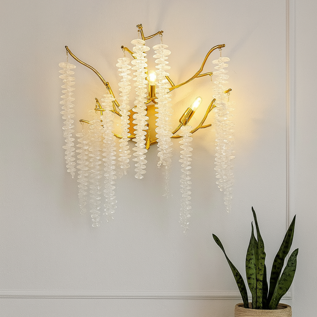 Aplica Cristal Luxury Willow Wall Light Fixtures