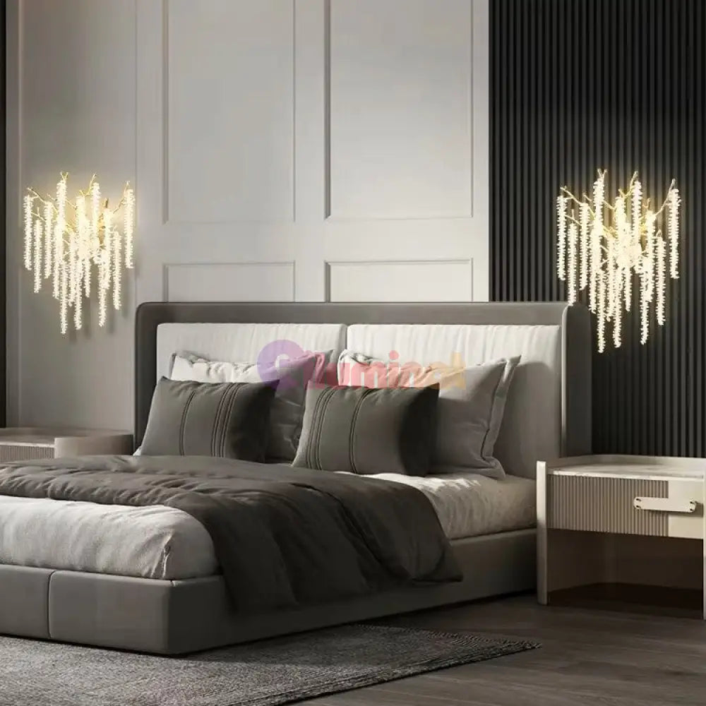 Aplica Cristal Luxury Willow Wall Light Fixtures