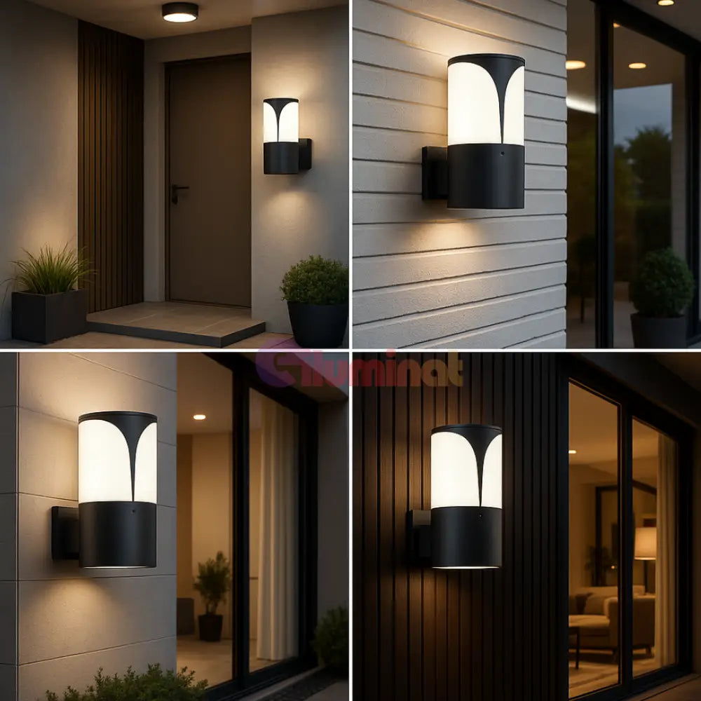 Aplica E27 Exterior MILANO APLICA PERETE / NEAGRA Lighting Fixtures