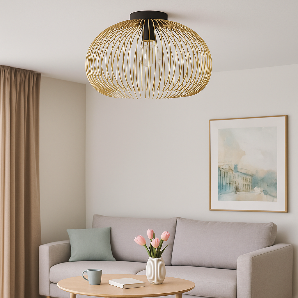 Aplica EGLO VENEZUELA 1xE27 900165 NEAGRA + AURIU / VINTAGE SI RETRO DESIGN Lighting