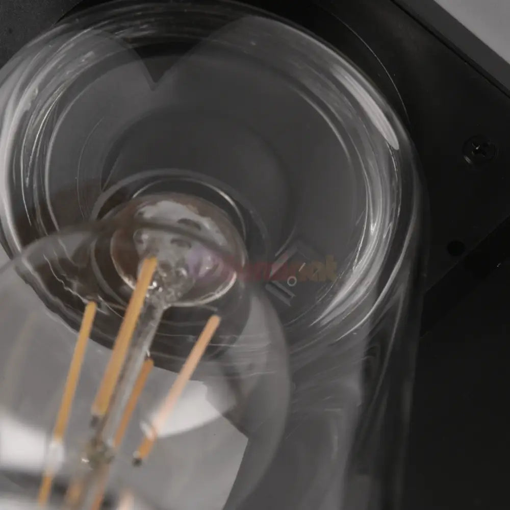 Aplica Exterior 1x27 Neagra cu Senzor APLICA PERETE / NEAGRA Wall Light Fixtures