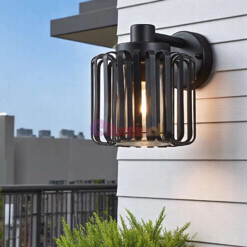 Aplica Exterior 1x27 IP65 Black 900672 APLICA PERETE / NEAGRA Lighting Fixtures