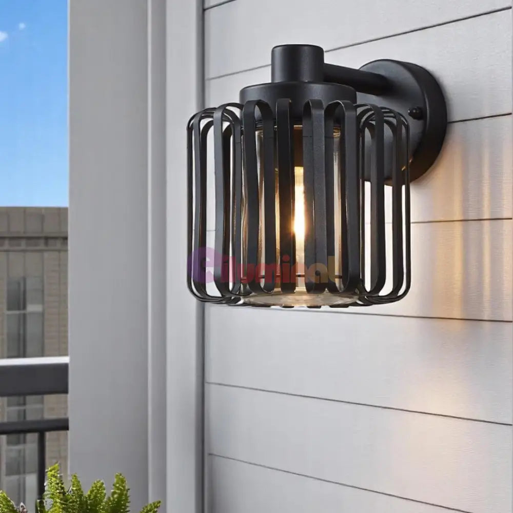 Aplica Exterior 1x27 IP65 Black 900672 APLICA PERETE / NEAGRA Lighting Fixtures