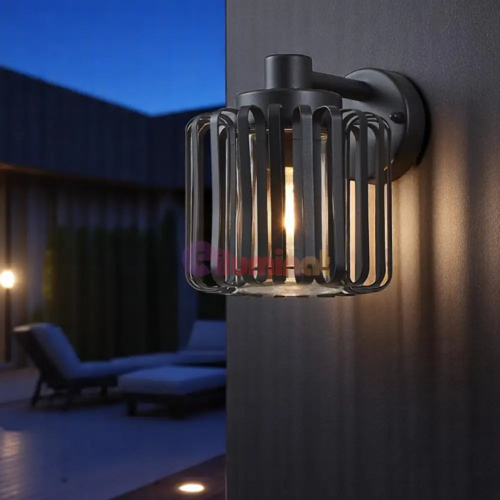 Aplica Exterior 1x27 IP65 Black 900672 APLICA PERETE / NEAGRA Lighting Fixtures