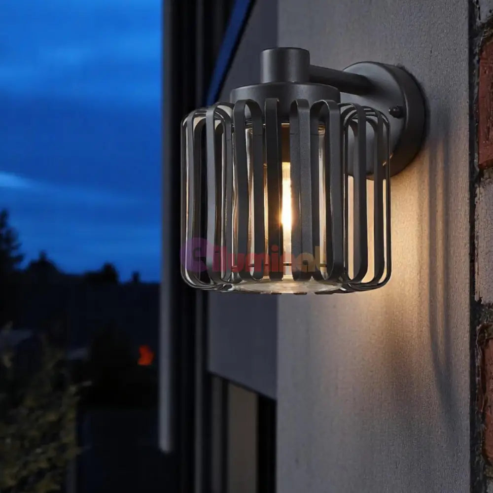 Aplica Exterior 1x27 IP65 Black 900672 APLICA PERETE / NEAGRA Lighting Fixtures