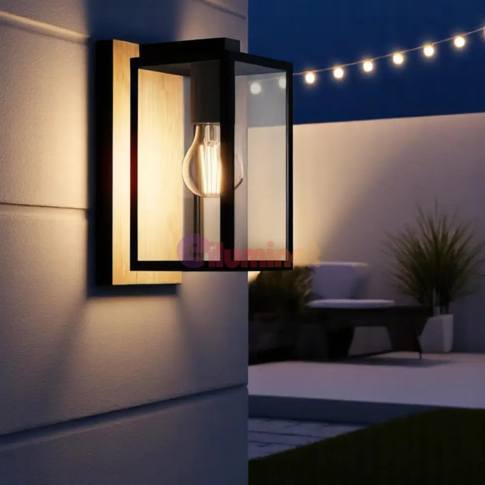 Aplica Exterior BUDRONE 1xE27 IP44 900289 APLICA PERETE / NEAGRA Lighting Fixtures