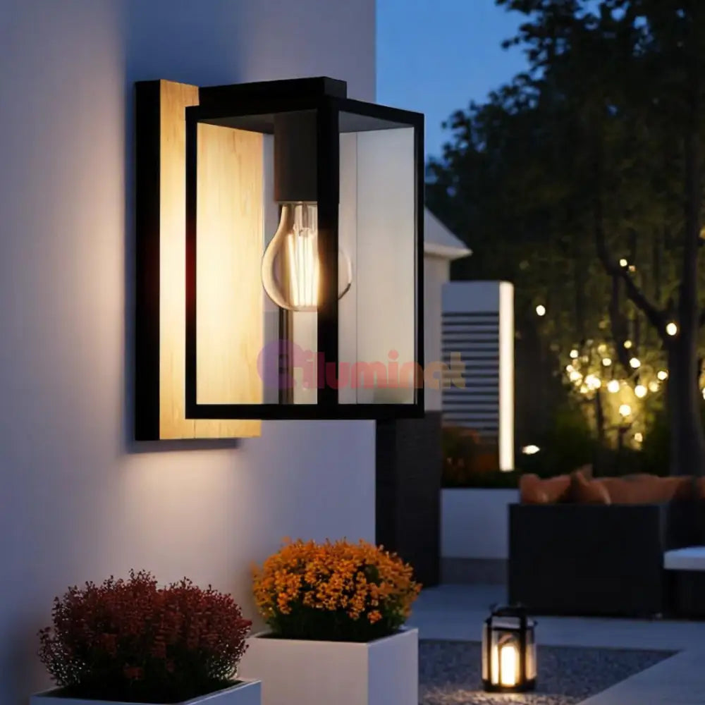 Aplica Exterior BUDRONE 1xE27 IP44 900289 APLICA PERETE / NEAGRA Lighting Fixtures