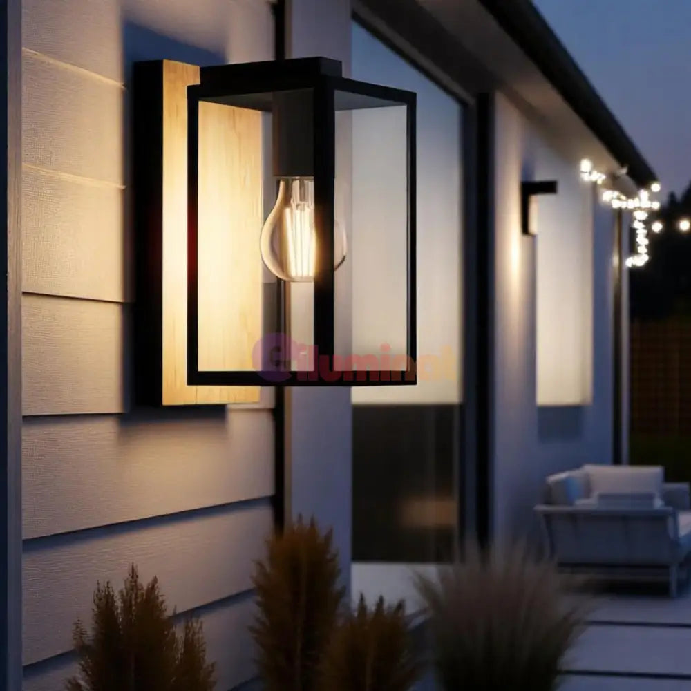 Aplica Exterior BUDRONE 1xE27 IP44 900289 APLICA PERETE / NEAGRA Lighting Fixtures