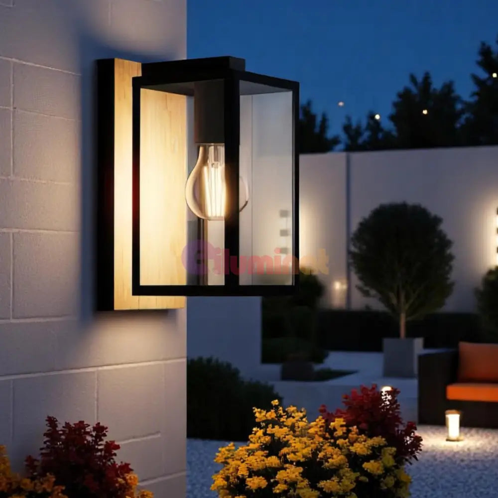 Aplica Exterior BUDRONE 1xE27 IP44 900289 APLICA PERETE / NEAGRA Lighting Fixtures