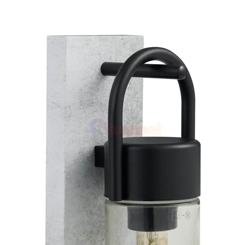 Aplica Exterior CARRARO Black & Grey 38CM Eglo Wall Light Fixtures