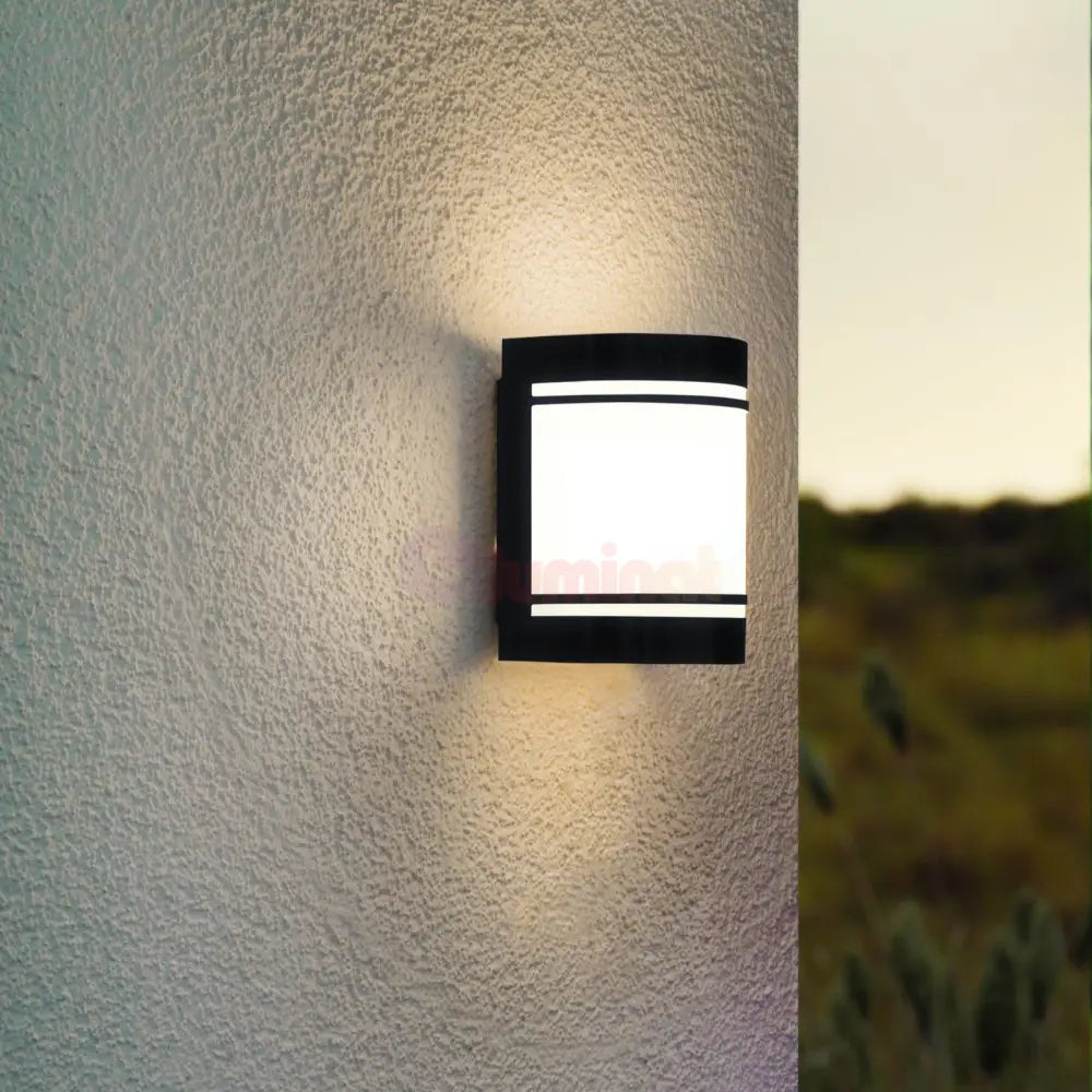 Aplica Exterior CERNO Black & White 16.5CM Eglo Wall Light Fixtures