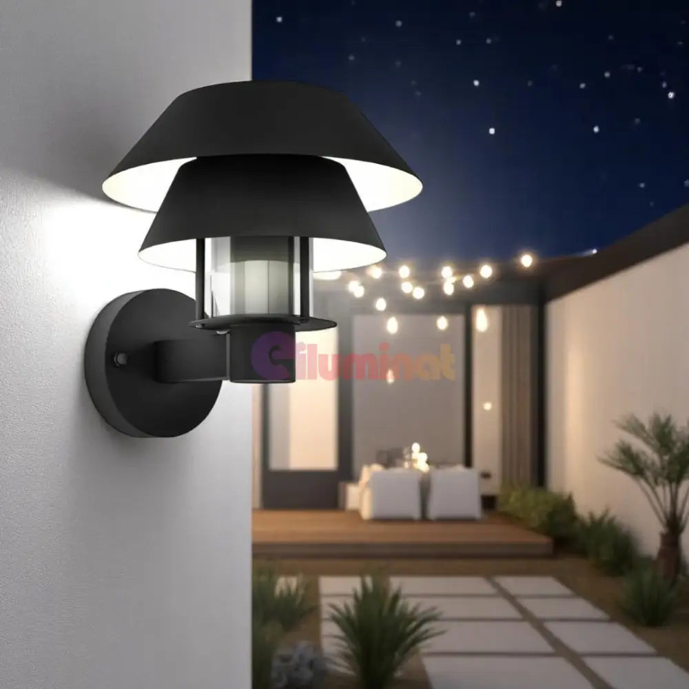 Aplica Exterior CHIAPPERA 1xE27 IP44 900287 APLICA PERETE / NEAGRA Lighting Fixtures
