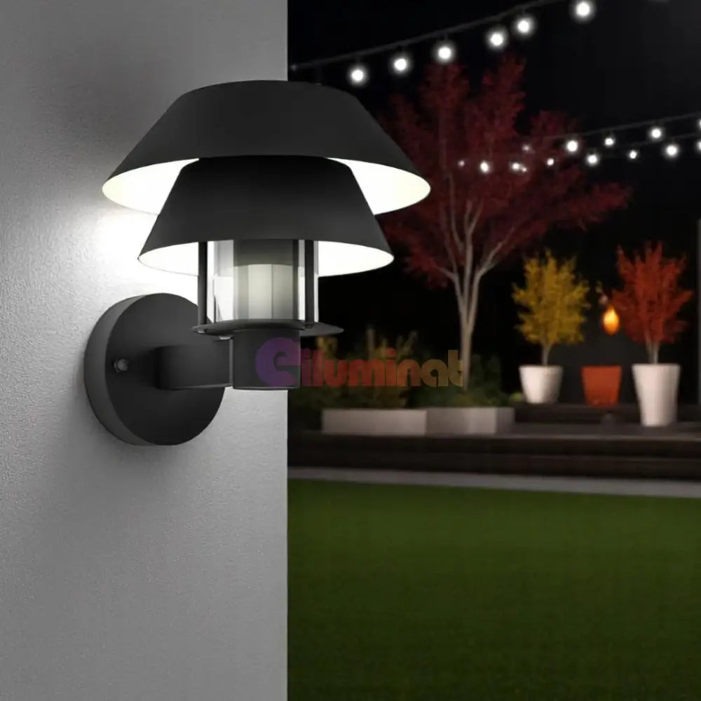 Aplica Exterior CHIAPPERA 1xE27 IP44 900287 APLICA PERETE / NEAGRA Lighting Fixtures
