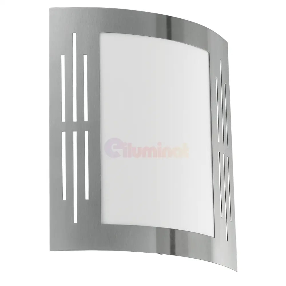 Aplica Exterior CITY Silver & White Eglo Wall Light Fixtures