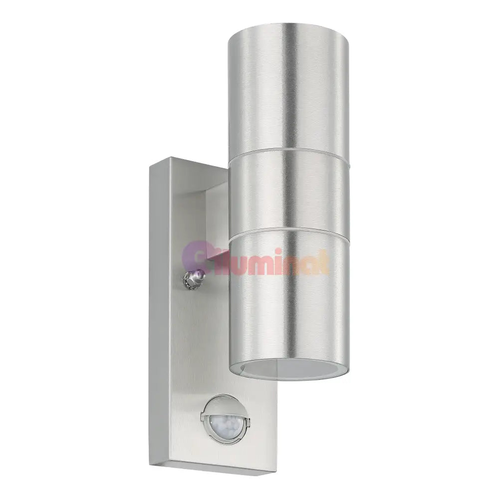 Aplica Exterior RIGA 5 Silver cu Senzor 21.5CM ARGINTIE / APLICA PERETE Wall Light Fixtures