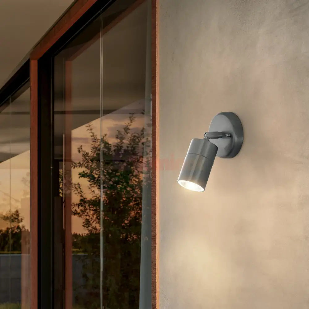Aplica Exterior STOCKHOLM 1 Silver Eglo Wall Light Fixtures