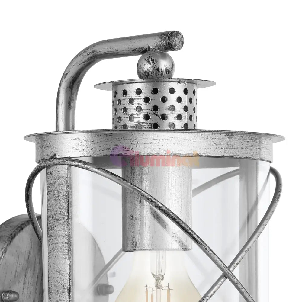 Aplica Exterior Tip Felinar HILBURN 1 Silver ARGINTIE / APLICA PERETE Wall Light Fixtures