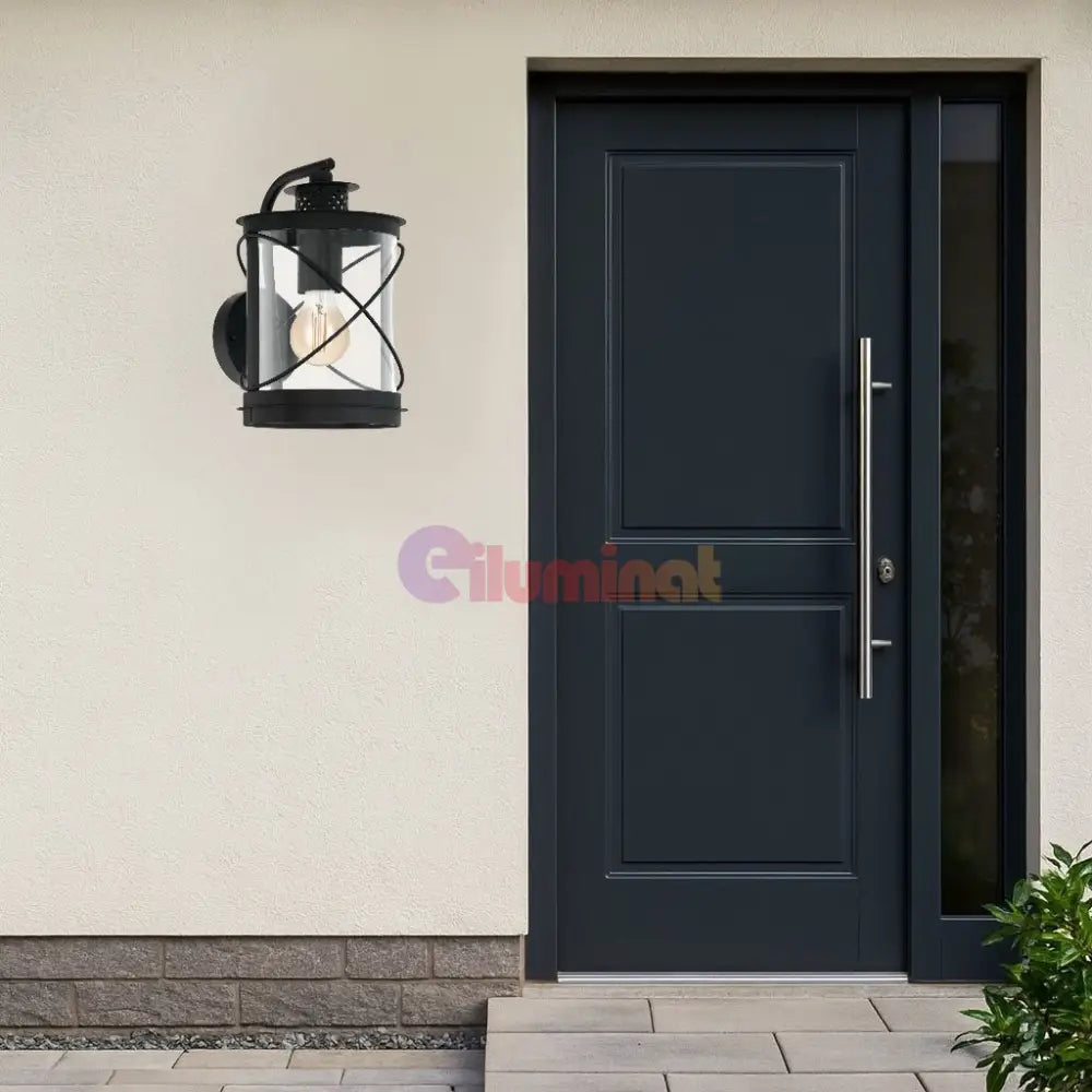 Aplica Exterior Tip Felinar HILBURN Black NEAGRA / APLICA PERETE Wall Light Fixtures